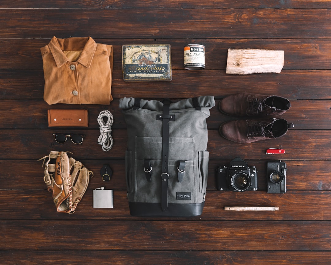 Photo Stylish travel outfit