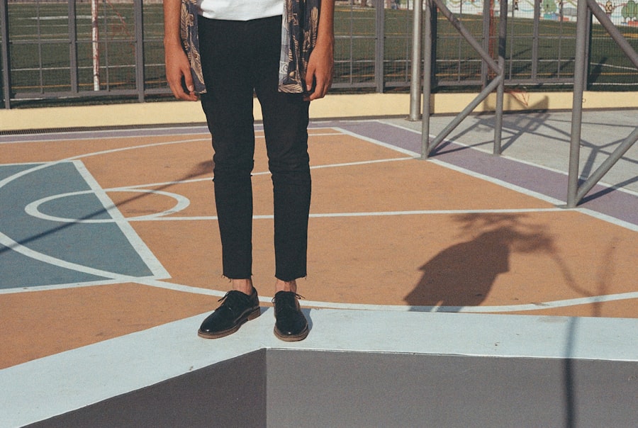 Photo black mens pants