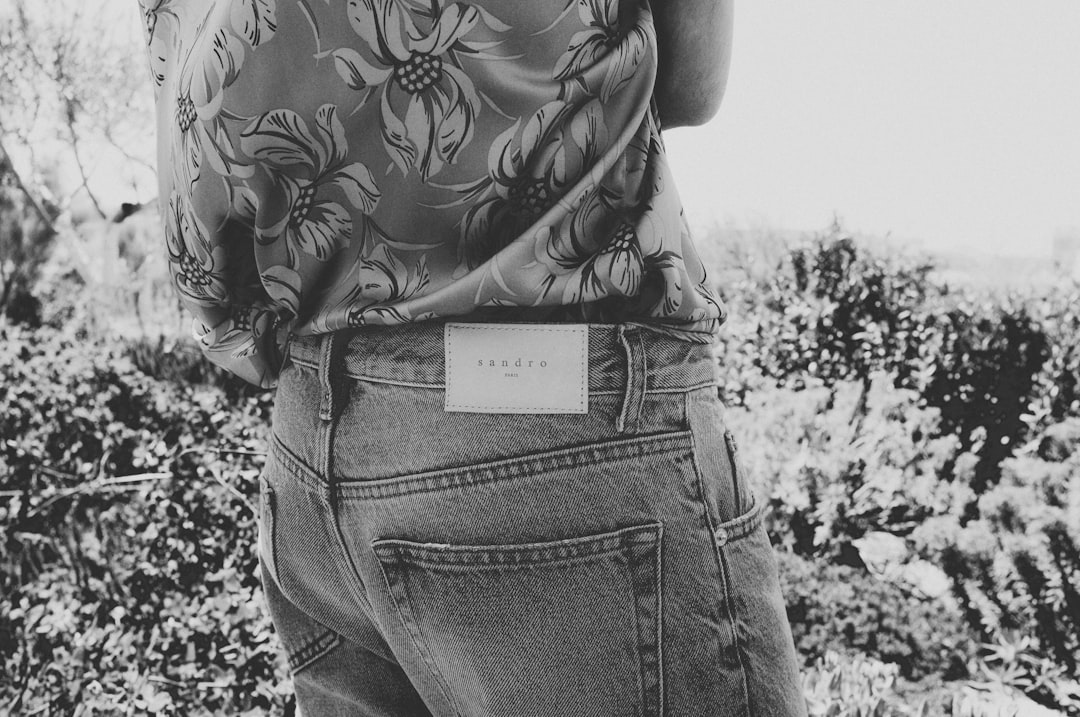 Photo brown mens trousers