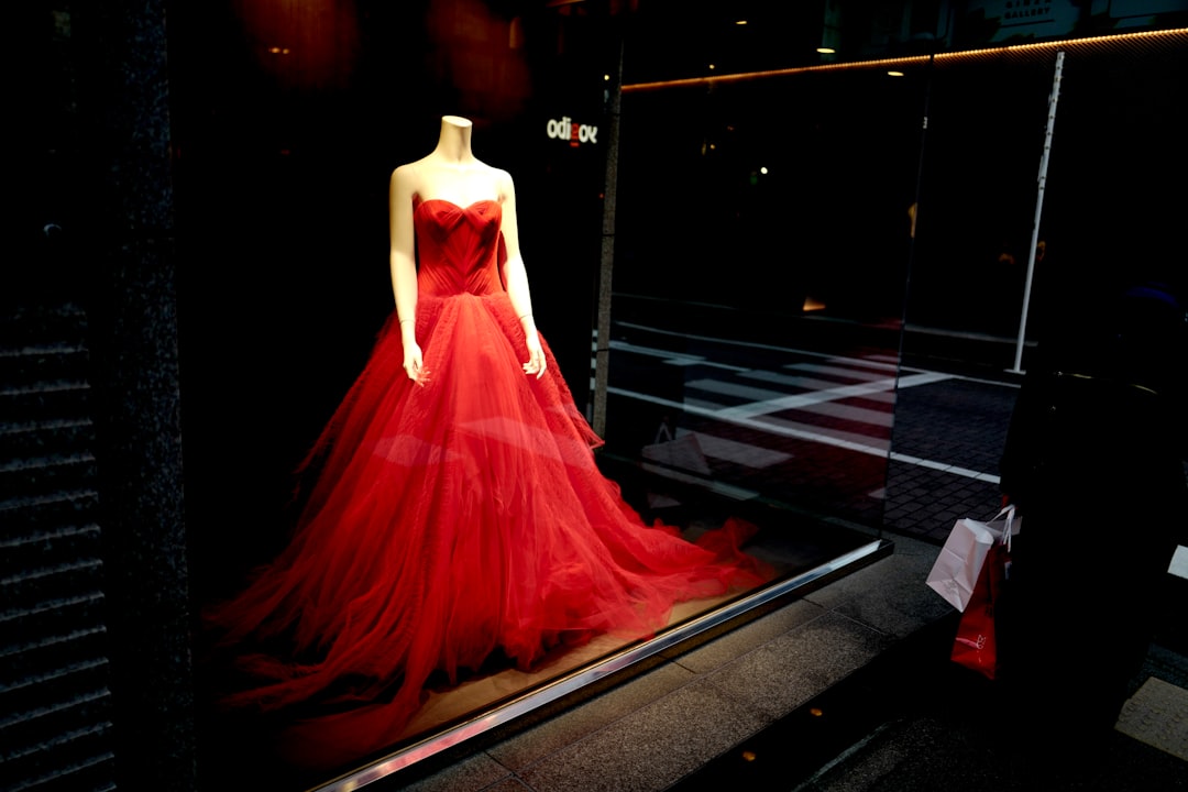 Photo red dress outfit ideas