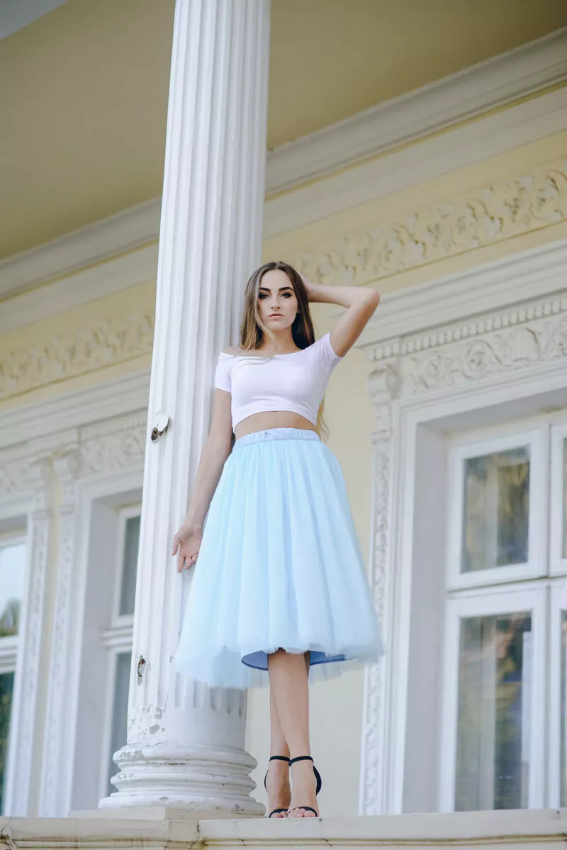 co założyć do spódnicy tiulowej