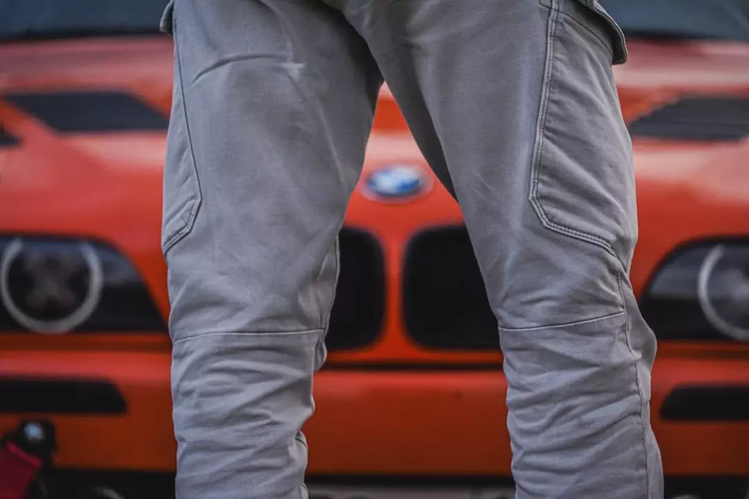 Photo gray mens pants