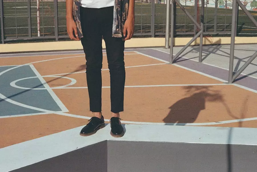 Photo black mens pants